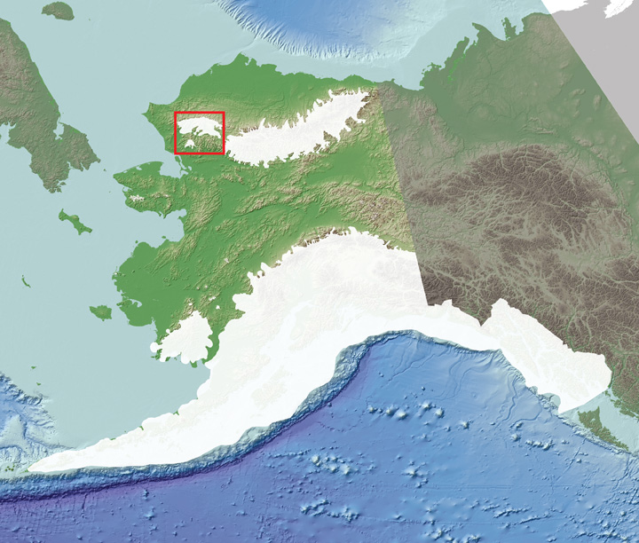 early wisc extent in Alaska